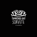 Logotipo Barbearia Retrô Preto Branco e